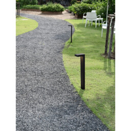 Poet Outdoor Bollard Anthracite Aluminium, Clear Glass LED 8W 560Lm 3000K IP65 - thumbnail 2