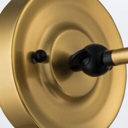 Provence Dome Wall Lamp Classic Aged Brass, Matt Black 1x E27 - thumbnail 5