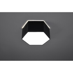 Sunde Decorative Flush Ceiling Light, Black, 13.5cm - thumbnail 3