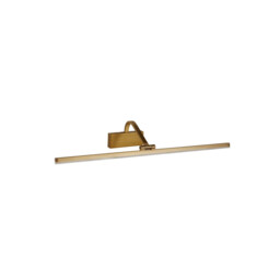 Integrated LED 1 Light Picture Wall Light Brushed Gold - thumbnail 2