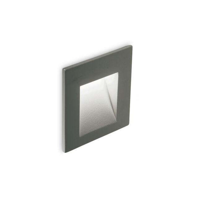 Bit LED Outdoor Square Recessed Wall Light Anthracite IP65, 3000K - image 1