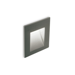 Bit LED Outdoor Square Recessed Wall Light Anthracite IP65, 3000K - thumbnail 1