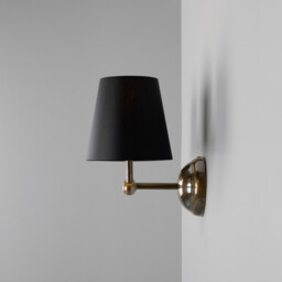 Busan Double Wall Light, Antique Brass - thumbnail 3
