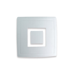 Ceramic 1 Light Indoor Wall Light - 100W Unglazed, Acid White Glass, E27
