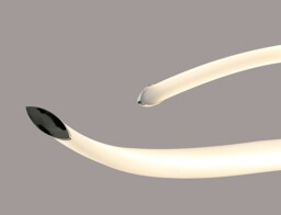 Armonia Semi Flush Ceiling Curl, 40W LED, 3000K, 3000lm, Polished Chrome, Frosted Acrylic - thumbnail 5
