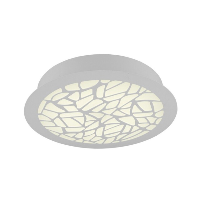 Fusion Flush 60cm Round 47W LED 3000K, 2850lm, Matt White, Acrylic - image 1