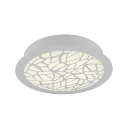 Fusion Flush 60cm Round 47W LED 3000K, 2850lm, Matt White, Acrylic