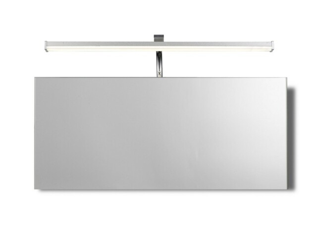 Sisley Wall Lamp 7W LED Chrome IP44 4000K, 420lm, Silver, Frosted Acrylic, Polished Chrome - image 1
