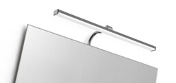 Sisley Wall Lamp 7W LED Chrome IP44 4000K, 420lm, Silver, Frosted Acrylic, Polished Chrome - thumbnail 5