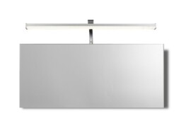 Sisley Wall Lamp 7W LED Chrome IP44 4000K, 420lm, Silver, Frosted Acrylic, Polished Chrome