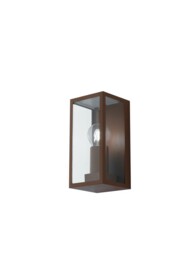 Mondrian Outdoor Wall Lantern Black Bronze IP44, E27