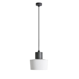 Muffin Outdoor Pendant Ceiling Light Dark Grey 1x E27 IP44