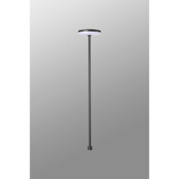 Akita 80cm Bollard, 12W LED, 3000K, 880lm, IP54, Sand Black, 3yrs Warranty - thumbnail 2