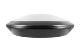 LED Flush Ceiling Light Bulkhead 24W 4000K 2400lm IK10 3hr Emergency Matt Black IP66 - thumbnail 2