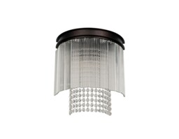 Sennett Wall Light, 2 Light E14, Brown Oxide - thumbnail 3