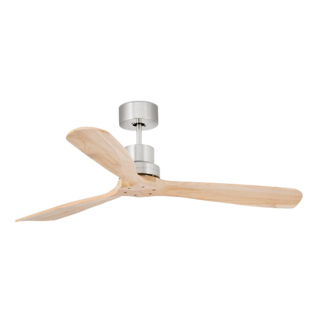 Lantau 132cm Ceiling Fan Matt Nickel - Pine Blades - image 1