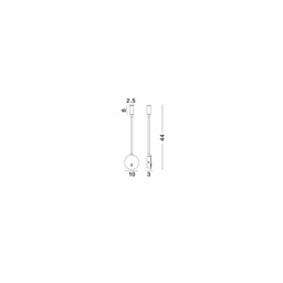 Jaco Reading Light Sand Black Aluminium LED 3W 3200K - thumbnail 3