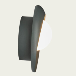 Zambelis 18cm Outdoor Modern Wall Lamp Graphite LED 3000K IP54 - thumbnail 5