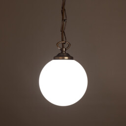 Yaounde 14cm Globe Pendant, Antique Brass - thumbnail 5