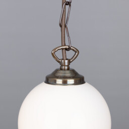 Yaounde 14cm Globe Pendant, Antique Brass - thumbnail 3