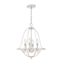 Quoizel Bradbury Multi Arm Chandelier Antique White