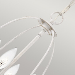 Quoizel Bradbury Multi Arm Chandelier Antique White - thumbnail 3