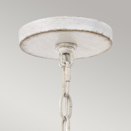 Quoizel Bradbury Multi Arm Chandelier Antique White - thumbnail 5