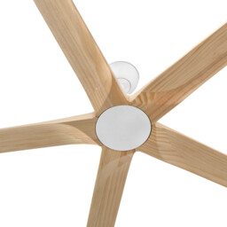 Bigwood XL 5 Blade Ceiling Fan Matt White, Pine - thumbnail 5