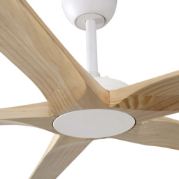 Bigwood XL 5 Blade Ceiling Fan Matt White, Pine - thumbnail 3
