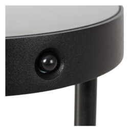 Jackson Bollard light- Solar Ø16cm LED Dim to warm 2850K/3150K IP65 - Day/Night Sensor - Black - thumbnail 5