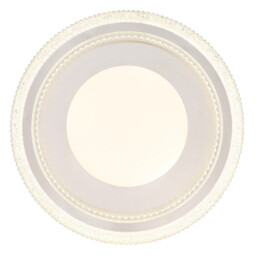 Sharper 40cm Integrated LED Semi Flush Ceiling Light White Matt LED 2700-6000K - thumbnail 3