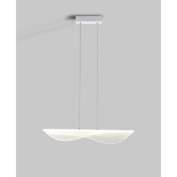 Bianca Pendant, 40W LED, 3000K, 2450lm, White, Acrylic, 3yrs Warranty - thumbnail 2