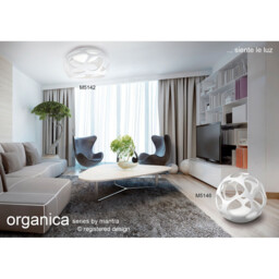 Organica Table Lamp 9 Light G9 Max 5W, Gloss White/Polished Chrome - thumbnail 5