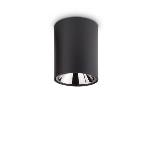 Nitro LED 1 Light Round Surface Mounted Downlight Black