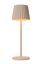 Justine Cottage Rechargeable Table lamp Outdoor - Battery - LED Dim. - 1x2W 2700K - IP54 - With wireless charging pad - Cream - thumbnail 1