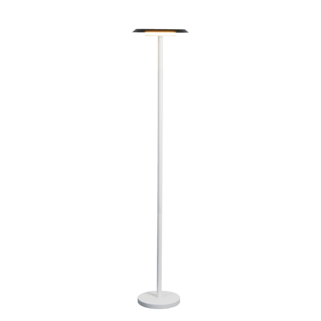 Tina 140cm Floor Lamp, 12W LED, 3000K, 560lm, White/Black, 3yrs Warranty - image 1