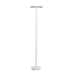 Tina 140cm Floor Lamp, 12W LED, 3000K, 560lm, White/Black, 3yrs Warranty
