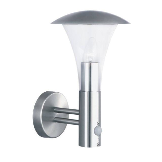 1 Light Outdoor Wall Light Stainless Steel IP44, E27