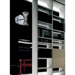 Elisa Wall Lamp 2 Light G4 Polished Chrome, NOT LED/CFL Compatible - thumbnail 3