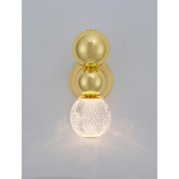 Brille Wall Lamp Gold Aluminium LED 4W 230V 249.43Lm 3200K 14 - thumbnail 5