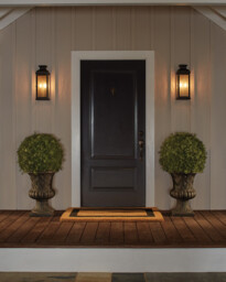 Pediment 2 Light Outdoor Medium Wall Lantern Light Dark Copper IP44, E14 - thumbnail 5