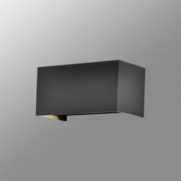 Davos Rectangle Wall Lamp Dimmable, 4 x 6W LED, 2700K, 2200lm, IP54, Sand Black, 3yrs Warranty - thumbnail 2