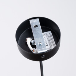Electra Slim Pendant Ceiling Light Black Concrete - thumbnail 5