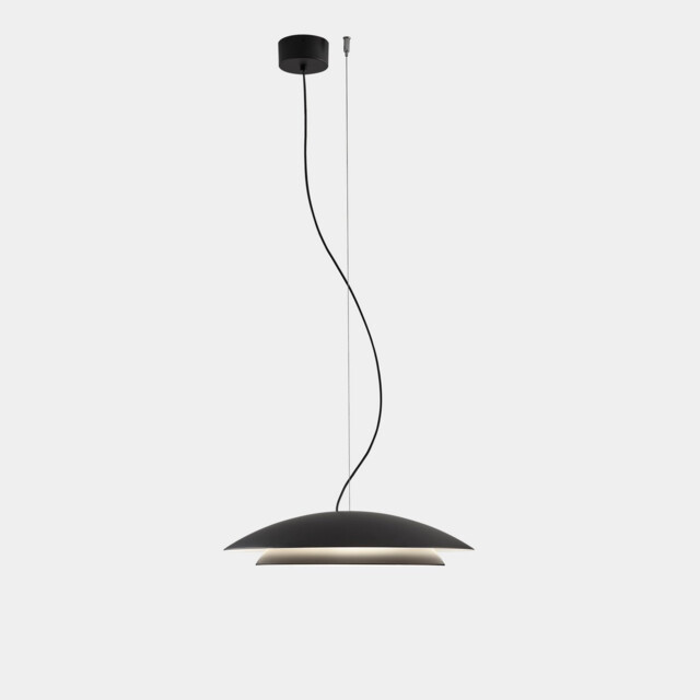 Noway Dome Pendant Ceiling Light Black LED 24.5W CCT 2700-3000-4000K Phase Cut Dimming - image 1