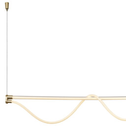 Fugaz Linear Pendant, 38W LED, 3000K, 2600lm, Painted Gold, 3yrs Warranty - thumbnail 5