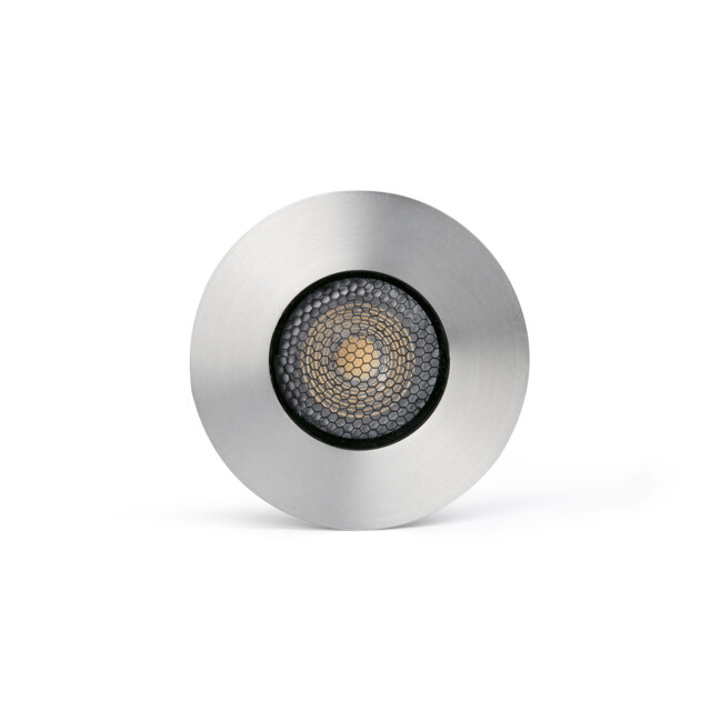 Grund Outdoor Recessed Ground Light Satin Aluminium GU10 IP67 - image 1