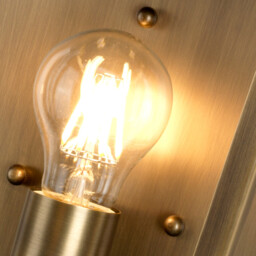 Mansion House 1 Light Outdoor Flush Lantern Light Solid Brass IP44, E27 - thumbnail 5