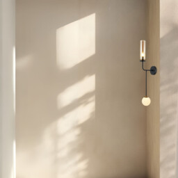 Zambelis Globe Wall Lights Sandy Black - Antique Brass 1xG9 , 1xE27 - Driver Not Included - thumbnail 2
