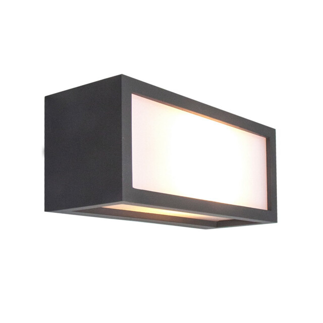 Utah Wall Lamp, 1 Light E27, IP65, Graphite, 2yrs Warranty - image 1