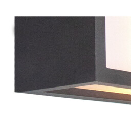 Utah Wall Lamp, 1 Light E27, IP65, Graphite, 2yrs Warranty - thumbnail 3